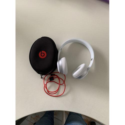 Casque beats solo 1 wireless blanc brillant