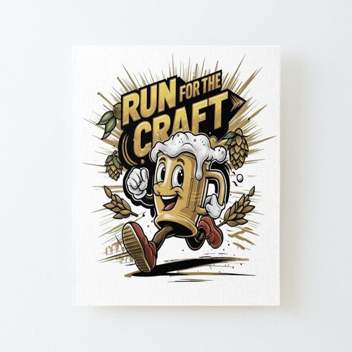Canevas imprimer Courez pour l'artisanat - Je fais de l'artisanat - Artisanat - J'aime faire de la bière artisanale Sans cadre 40x50cm DIY installer