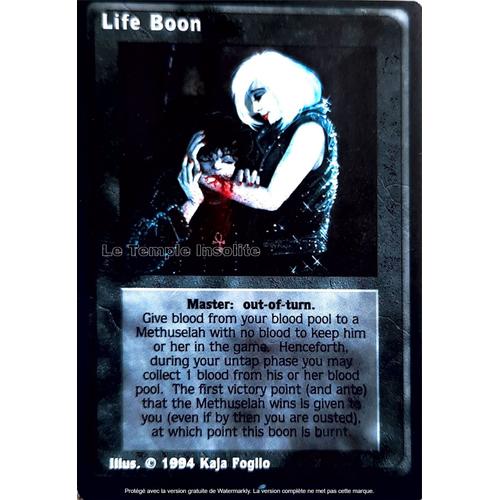 Carte Jyhad - Life Boon 1994