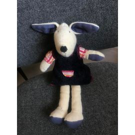 Peluche Doudou Chien Chienne Et Sa Robe Baby Mini Catimini 29 Cm