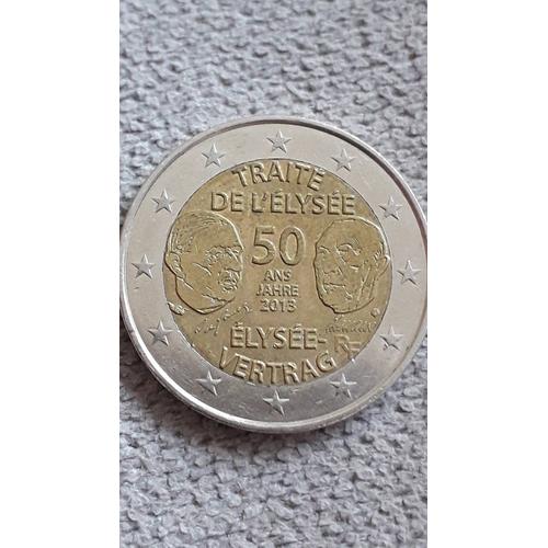 Piece De 2 Euros 50 Ans Traité De L Élysée