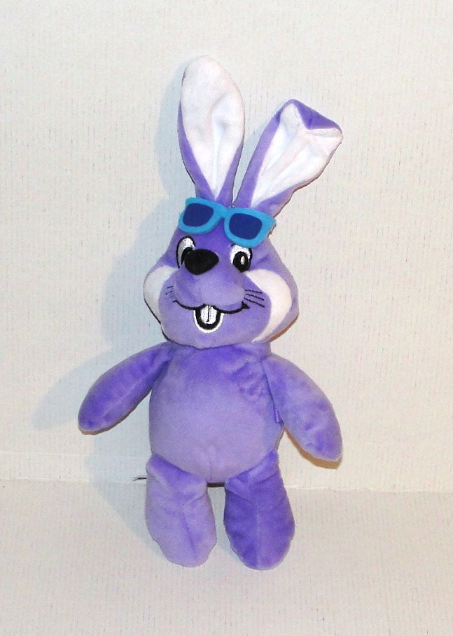 Peluche Lapin Milka Doudou Lapin Lunette 31 Cm