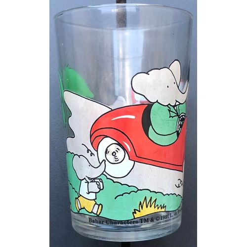 Verre A Moutarde Babar, De Brunhoff, Figurine, Bd , Bande Dessinée