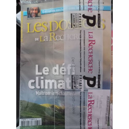 Les Dossiers De La Recherche N°31 : Le Défi Climatique, Maîtriser Le Réchauffement