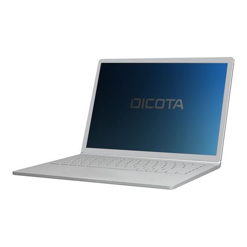 DICOTA - Filtre de confidentialité pour ordinateur portable - à double sens - module d'extension/adhésif - 14.1" - noir