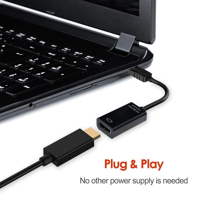 4K Mini adaptateur convertisseur mle  femelle cble Thunde... - 4