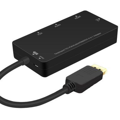 DP  5 dans 1 - Adaptateur Audio DP  HDMI VGA DVI 4 en 1, c... - 7