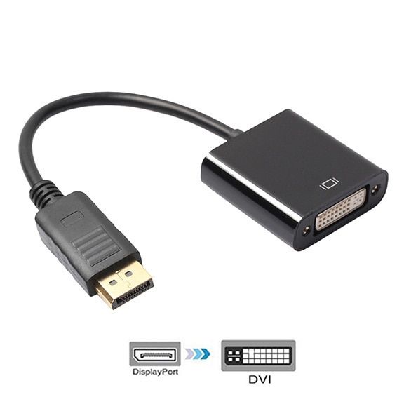 DP  DVI - Adaptateur Audio DP  HDMI VGA DVI 4 en 1, conver...
