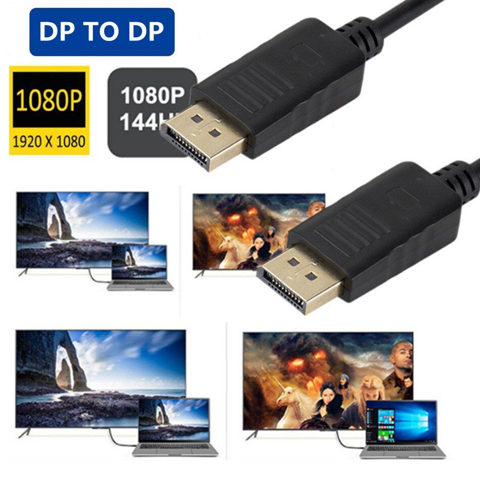 DP DP - 1.8m - Adaptateur de c�ble DP vers HDMI, 1080P, 1.8M... - 4