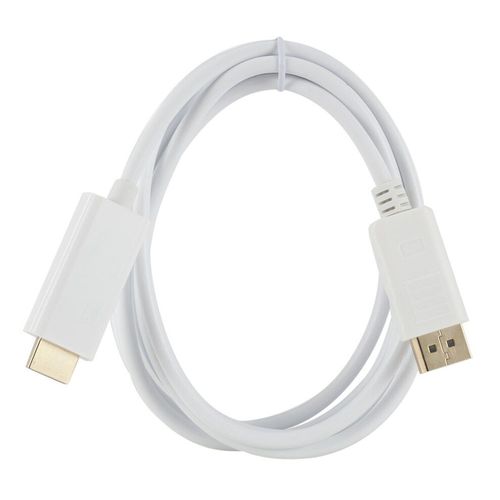 blanche - 1.8m - adaptateur de câble Super Long de 1.8 mètres, Port d'affichage DP mâle vers HDMI, convertisseur de télévision HD PC portable 4K