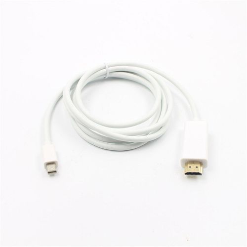 blanche - 1.8m - adaptateur de câble Thunderbolt 1.8, 1/2 m, Mini Displayport DP vers HDMI, convertisseur compatible HDMI