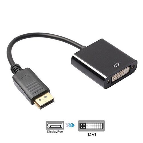 DP à DVI - adaptateur Displayport DP mâle vers DVI HDMI VGA Audio femelle, Port d'affichage, convertisseur de câble pour projecteur d'ordinateur, moniteur de télévision