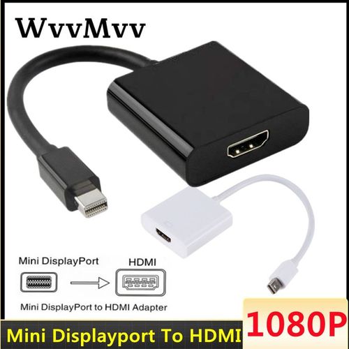 MINI DP TO HDMI - MINI DP TO HDMI - adaptateur Mini Displayport vers HDMI 4K, convertisseur Thunderbolt 2, pour MacBook Air 13, iMac Chromebook, Mini DP vers HDMI