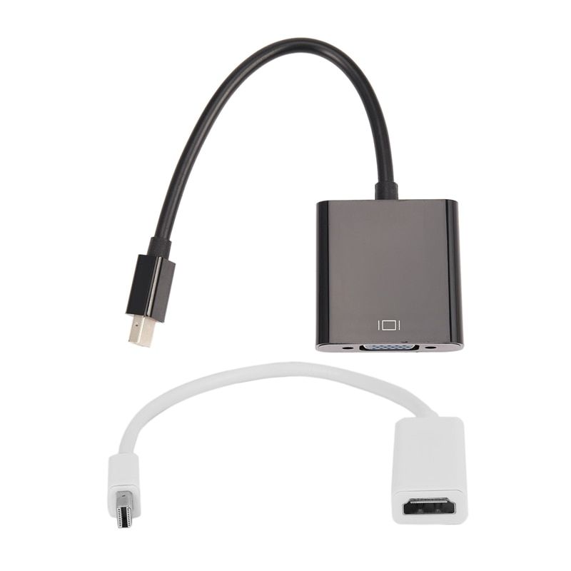 blanc noir - Adaptateur Mini DisplayPort vers HDMI, 2 pices...