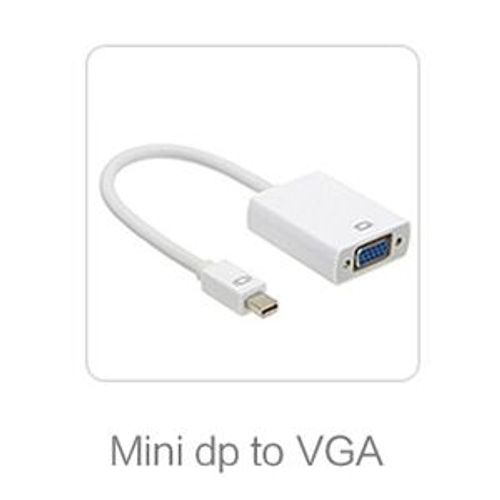 Mini dp vers VGA - la norme - Adaptateur Mini Displayport vers HDMI/DVI/VGA, 3 en 1, 1080P, câble pour PC, Apple, MacBook, projecteur, Samart TV, Thunderbolt