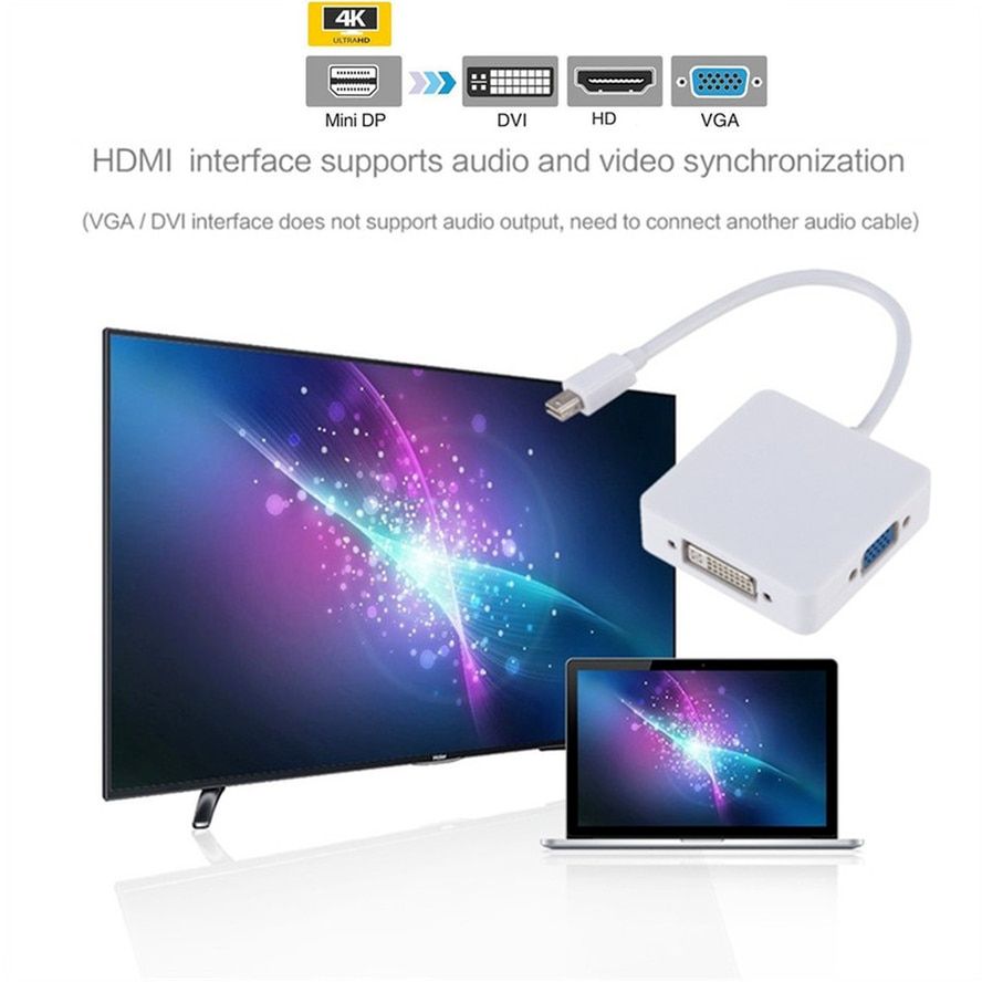 4K MINI DP TO HDMI - Adaptateur Mini DP DisplayPort vers HDM... - 6