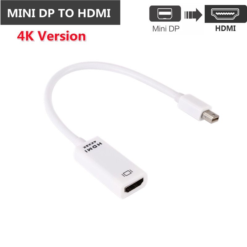 4K MINI DP TO HDMI - Adaptateur Mini DP DisplayPort vers HDM...