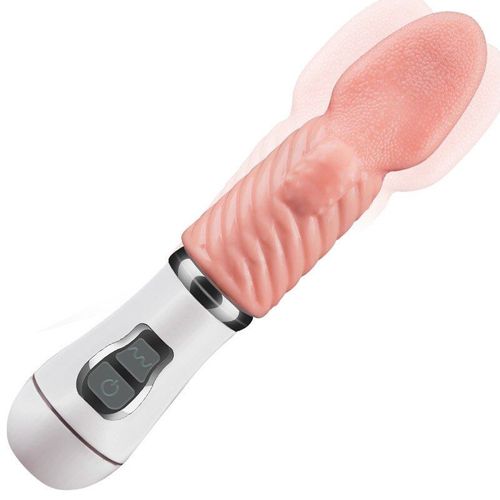 Vibromasseur Pour Femmes, Simulateur De Léchage De Langue, Masseur Chauffant Pour Point G, Stimulateur De Clitoris, Jouets Sexuels Vibrants