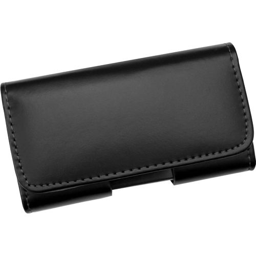 Mobile Etui Ceinture Pour Xiaomi Redmi Note 13 I Note 12, Vrai Cuir, Couleur Noir, Clip Ceinture, Horizontal, Fermeture Magnetique