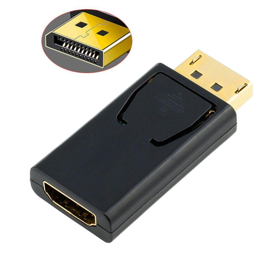 Mini dp DP - Cble adaptateur Displayport vers HDMI 4K VGA D... - 2