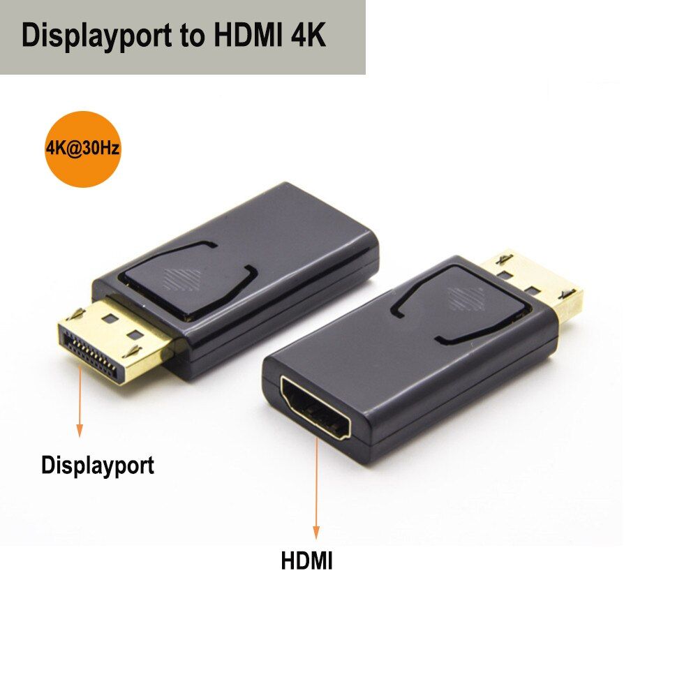Mini dp DP - Cble adaptateur Displayport vers HDMI 4K VGA D... - 3