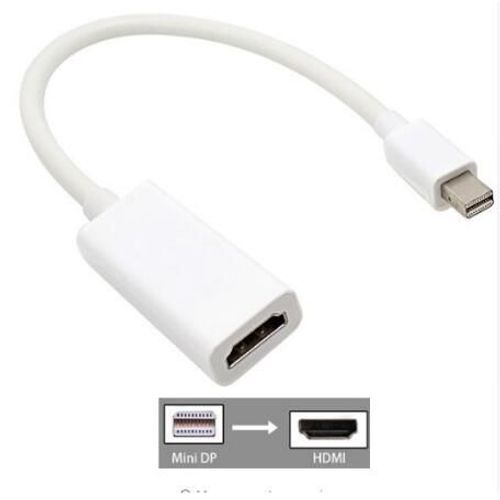 MiniDP TO HDMI F - 1.8m - Câble adaptateur Thunderbolt Displayport Mini Display Port DP vers HDMI mâle compatible pour Apple Macbook Mac Air, 1.8M/6ft