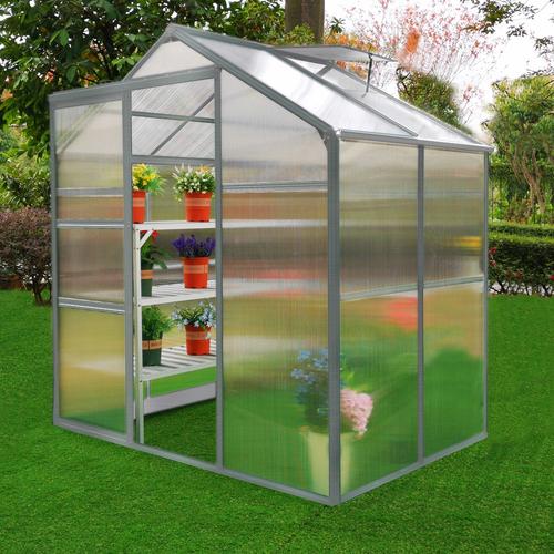 Serre De Jardin 1.8mx1.2m & 2 Étagères Imperméable