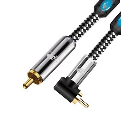 gris - 1.5m - Câble Audio Coaxial numérique RCA mâle à mâle, pour systèmes Hi-Fi Home cinéma, récepteurs de vidéo AV, caisson de basses RCA