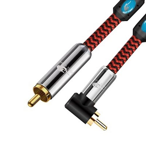 rouge - 1.5m - Câble Audio Coaxial numérique RCA mâle à mâle, pour systèmes Hi-Fi Home cinéma, récepteurs de vidéo AV, caisson de basses RCA