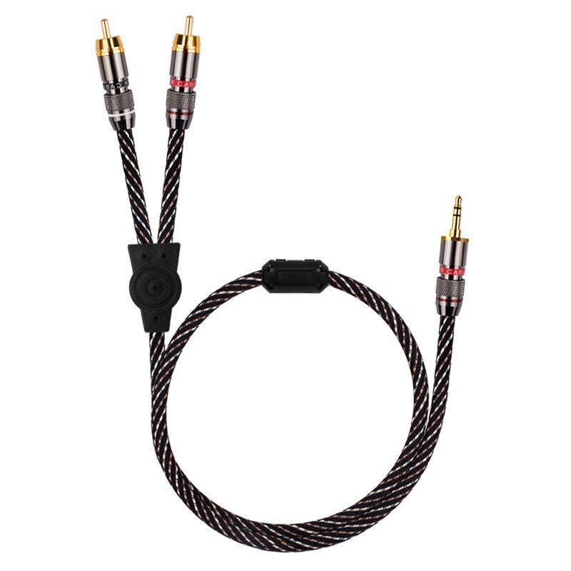 2m - cble audio pour ordinateur avec deux ttes lotus, 2 m... - 6