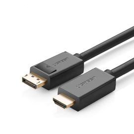 nègre - 150cm - câble Displayport mâle vers HDMI, grande interface hd tieline DP compatible