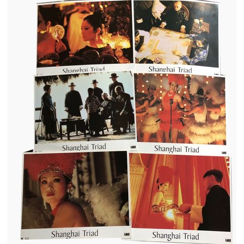 Shanghai Triad (Yao A Yao, Yao Dao Wai Po Qiao): Jeu De 8 Photos D'exploitation Cinématographique - Format 22.5x28.5 Cm - De Yimou Zhang Avec Gong Li, Baotian Li, Wang Xiaoxiao, Xuejian Li - 1995