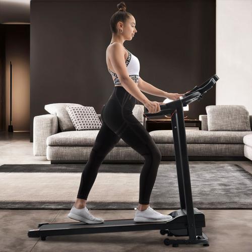 Tapis Roulant Pliable Machine Fonctionnant Avec Haut-Parleurs Pour Home Gym Fitness