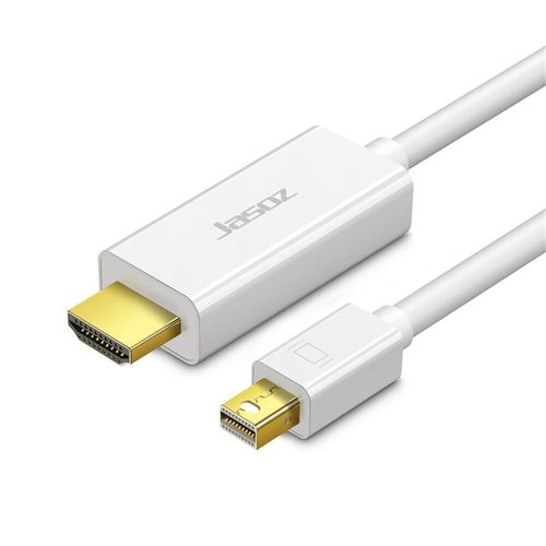 blanche - 2m - câble Mini Displayport vers HDMI, convertisseur 3m Thunderbolt 2, pour MacBook Air 13 iMac Chromebook, adaptateur Mini DP vers HDMI