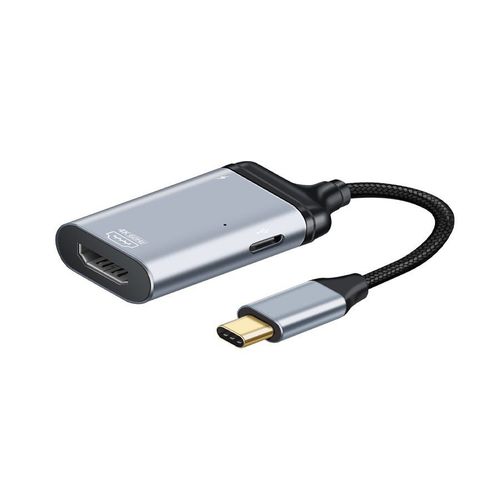 Type C à HDMI - Câble USB type-c vers HDMI 4K 60Hz, adaptateur Mini DP, VAG, RJ45, charge rapide, Compatible avec MacBook Pro et Huawei