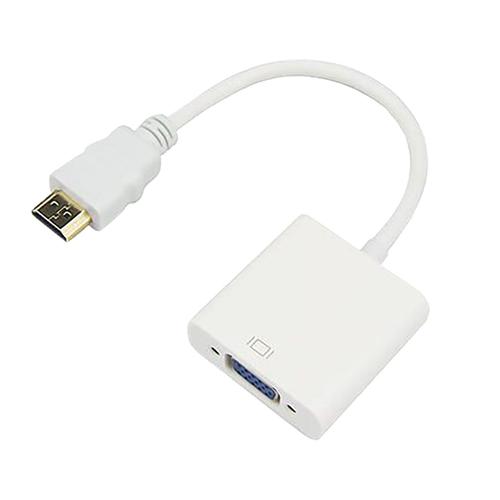 Convertisseur de câble vidéo mâle vers VGA femelle, 1080P, compatible HDMI, HDTV, PC