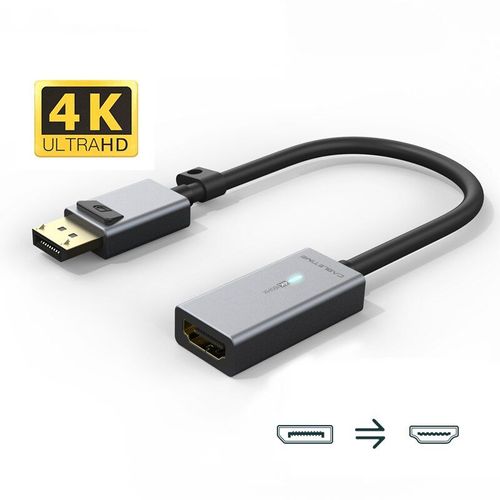 LED 4K - 20cm - convertisseur DP vers HDMI, M/F, 4k/2k, adaptateur Displayport HDMI, pour Macbook N007