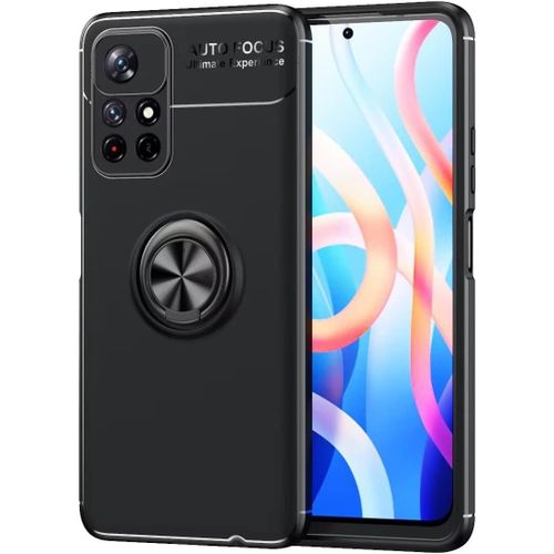 Coque Pour Oppo F27 Pro, Tpu Souple, Svelte, Support D'anneau Rotatif A 360 Degres, Coque Pour Oppo F27 Pro.(Noire)