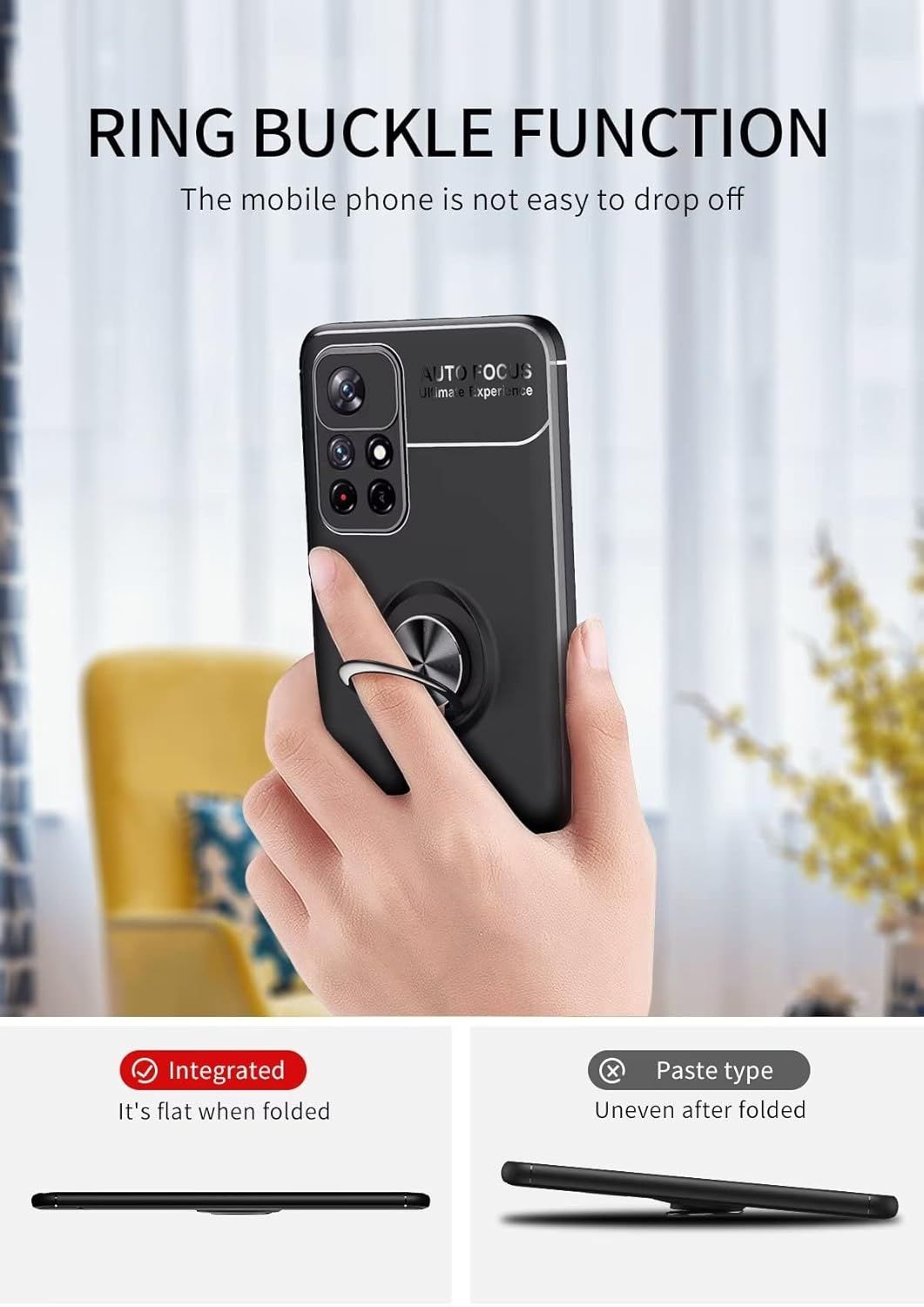 Coque Pour Oppo F27 Pro, Tpu Souple, Svelte, Support D'annea... - 7