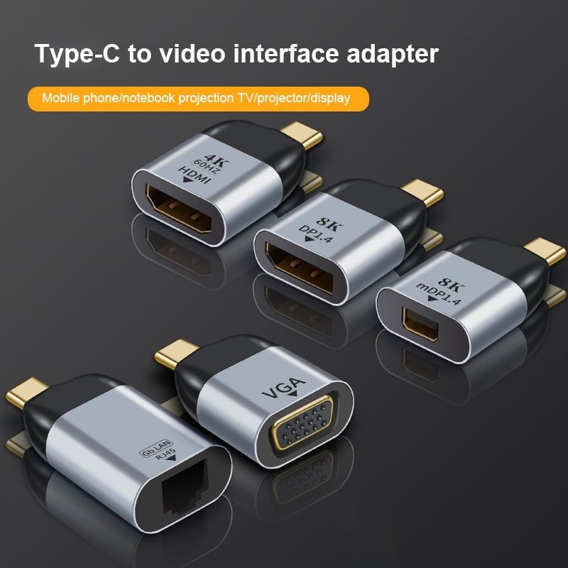 Type-C  Hdmi - Convertisseur vido USB 8K type-c vers, adap... - 2