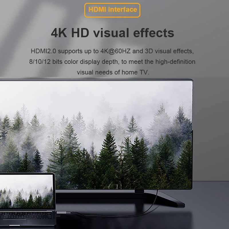 Type-C  Hdmi - Convertisseur vido USB 8K type-c vers, adap... - 3