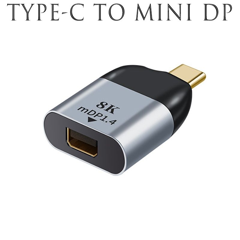 Type-C  mini DP - Convertisseur vido USB 8K type-c vers, a...