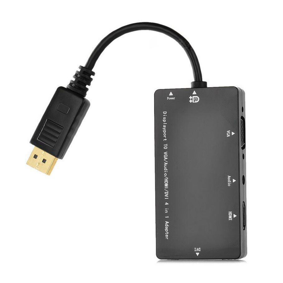Adaptateur - Displayport 4 en 1 DP vers HDMI/DVI/VGA, avec s... - 2
