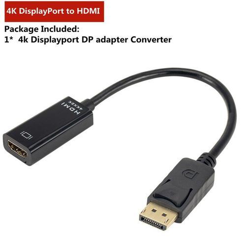 4K - DP Vers HDMI-Compatible Mâle À Femelle Câble DisplayPort PC TV Mini Projecteur Écran de Télévision Projecteur Pour Ordinateur Portable Hp