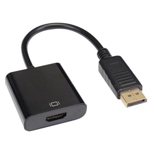 Le noir - DP Vers HDMI-Compatible Mâle À Femelle Câble DisplayPort PC TV Mini Projecteur Écran de Télévision Projecteur Pour Ordinateur Portable Hp