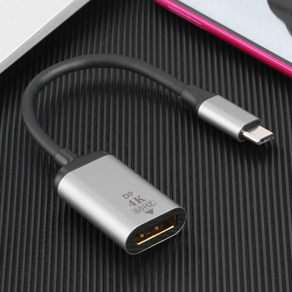 Mini adaptateur USB C vers DP Type C mle vers 4K 60Hz Displ... - 5