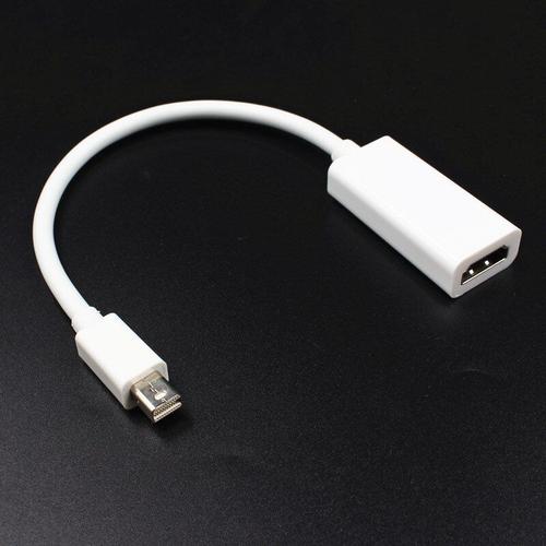 blanche - = 0.5 m - Mini DisplayPort Display Port DP vers HDMI adaptateur câble pour Apple Mac Macbook Pro Air pour MacBook Mac Mini iMac projecteur