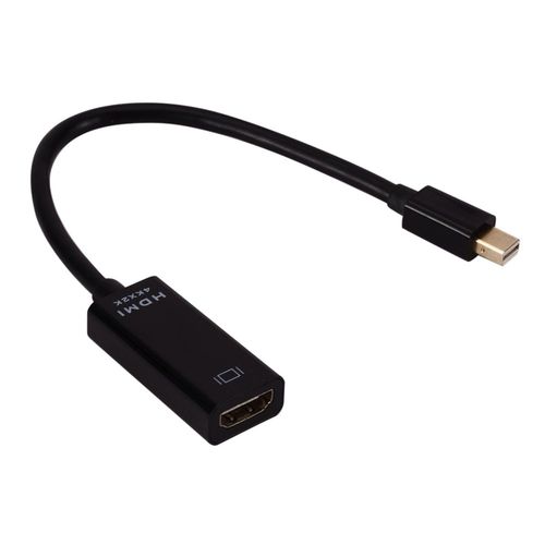 noir 4K - = 0.5 m - Mini Displayport vers câble HDMI 4k, projecteur de télévision, DP 1.4, convertisseur de Port pour Mac Mini Apple Macbook Air Pro