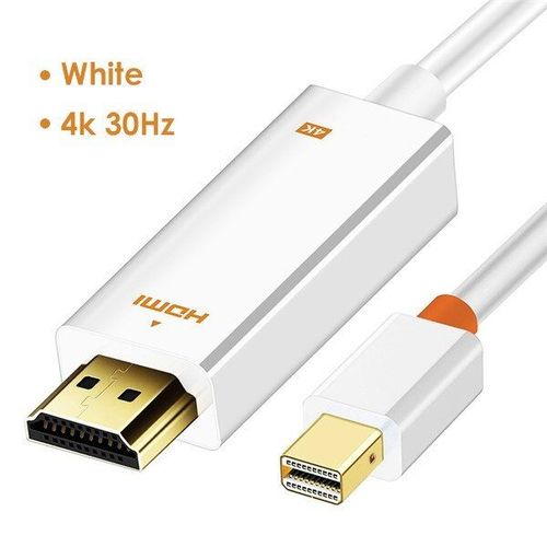 Gris - 1.8m - Mini Displayport vers pour câble compatible HDMI 1.2 DP câble adaptateur Mini DisplayPort câble 1080P pour TV C054