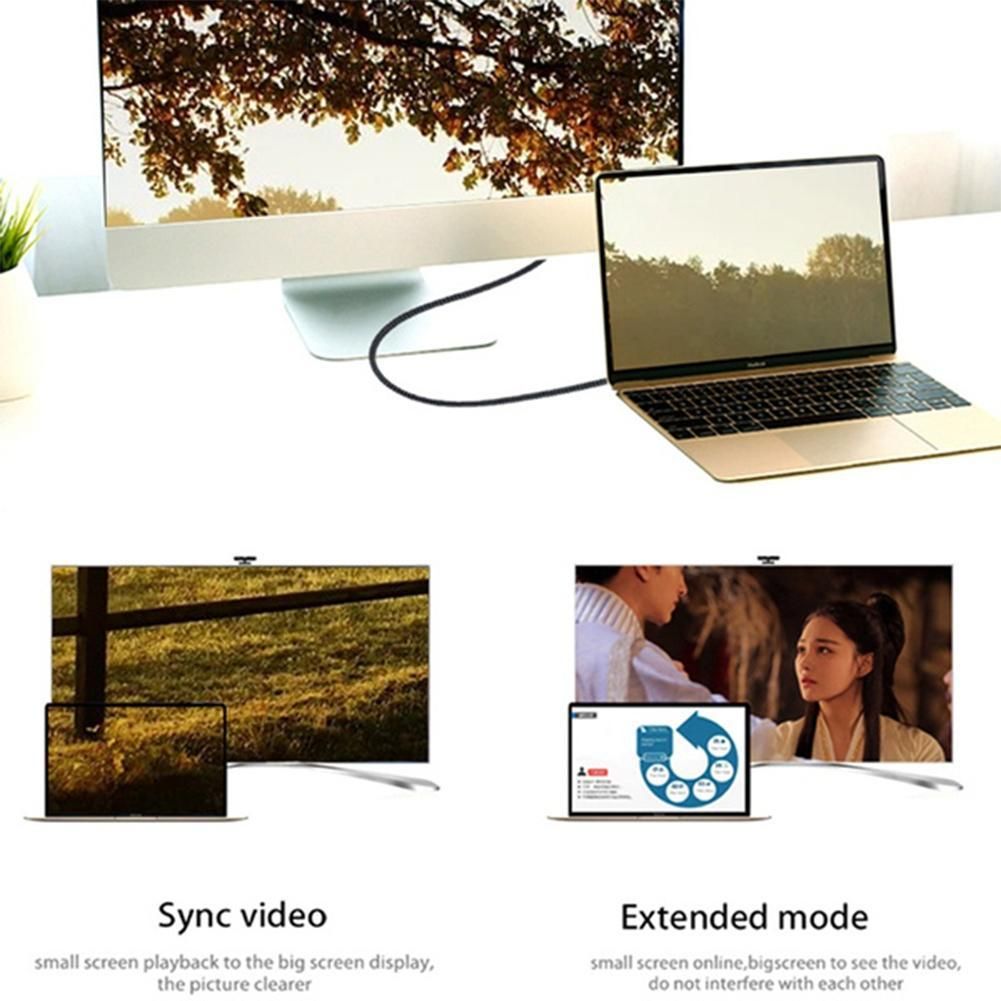 Mini DP vers HDMI-compatible USB-C  Thunderbolt2 Cble Adap... - 7
